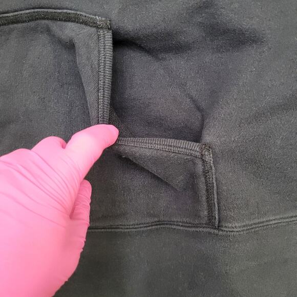 NIKE Sweatshirt 2XL 27x27 Small-Swoosh Logo Baggy Boxy Crop - Picture 2 of 15